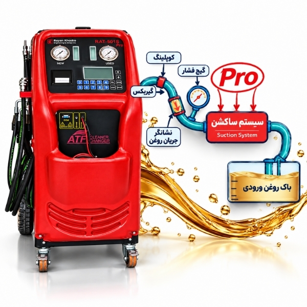 ارتقاء ساکشن روغن گیربکس RAT501S به RAT501S-Pro